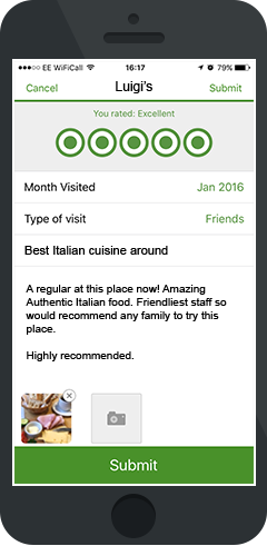 Direct customers to TripAdvisor